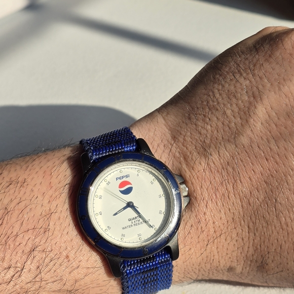 Pepsi Men's Blue Buckle Band Analog Watch - Picture 7 of 10